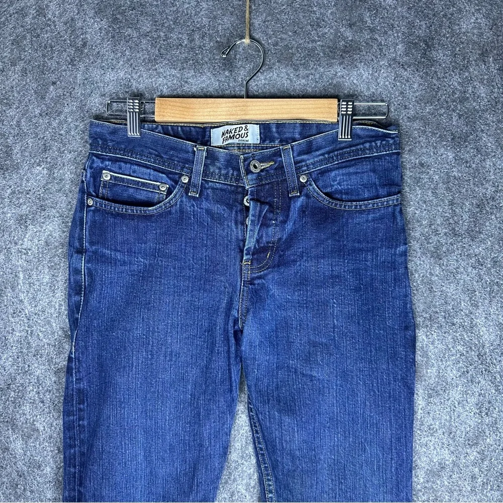 Naked & Famous Denim Slim Jeans in Classic Blue